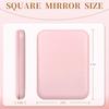 Compact Mirror with Light, 1X/3X Magnification LED Pocket Mirror for Women | Portable, Travel, Purse, Pocket, Gift, Pink, mini, small, essentials,