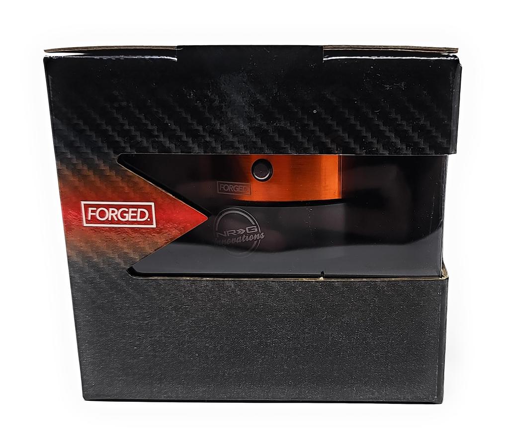 NRG Gen Steering Wheel Quick Release Kit Orange Body Titanium Chrome Ring SRK-200OR 2.0 - &