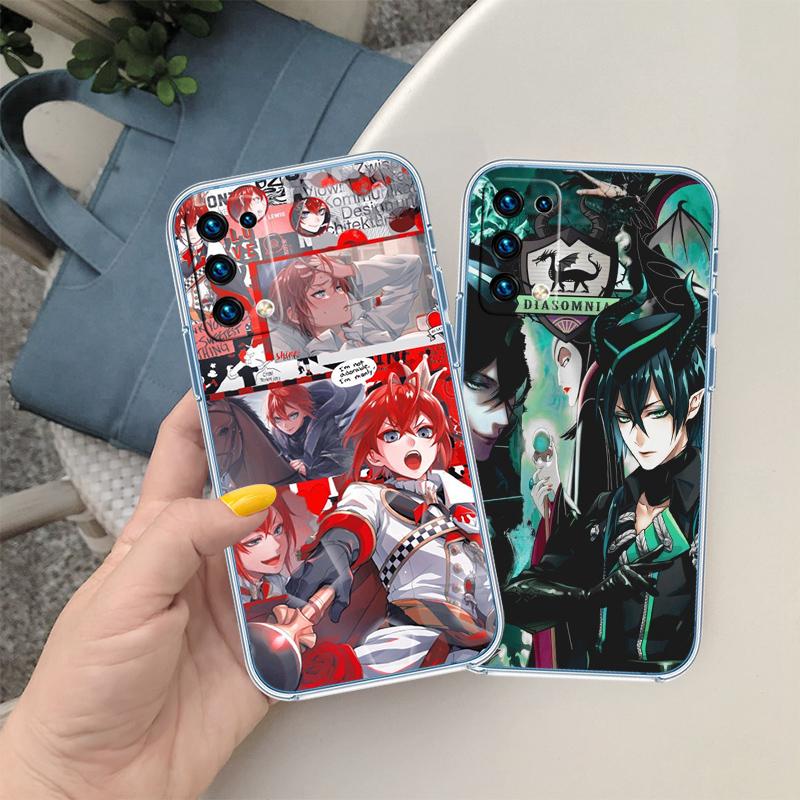 Disney Twisted Wonderland Transparente Handyhülle für Samsung Galaxy A04 A04S A14 A23 A34 A54 M23 M33 M52 M53