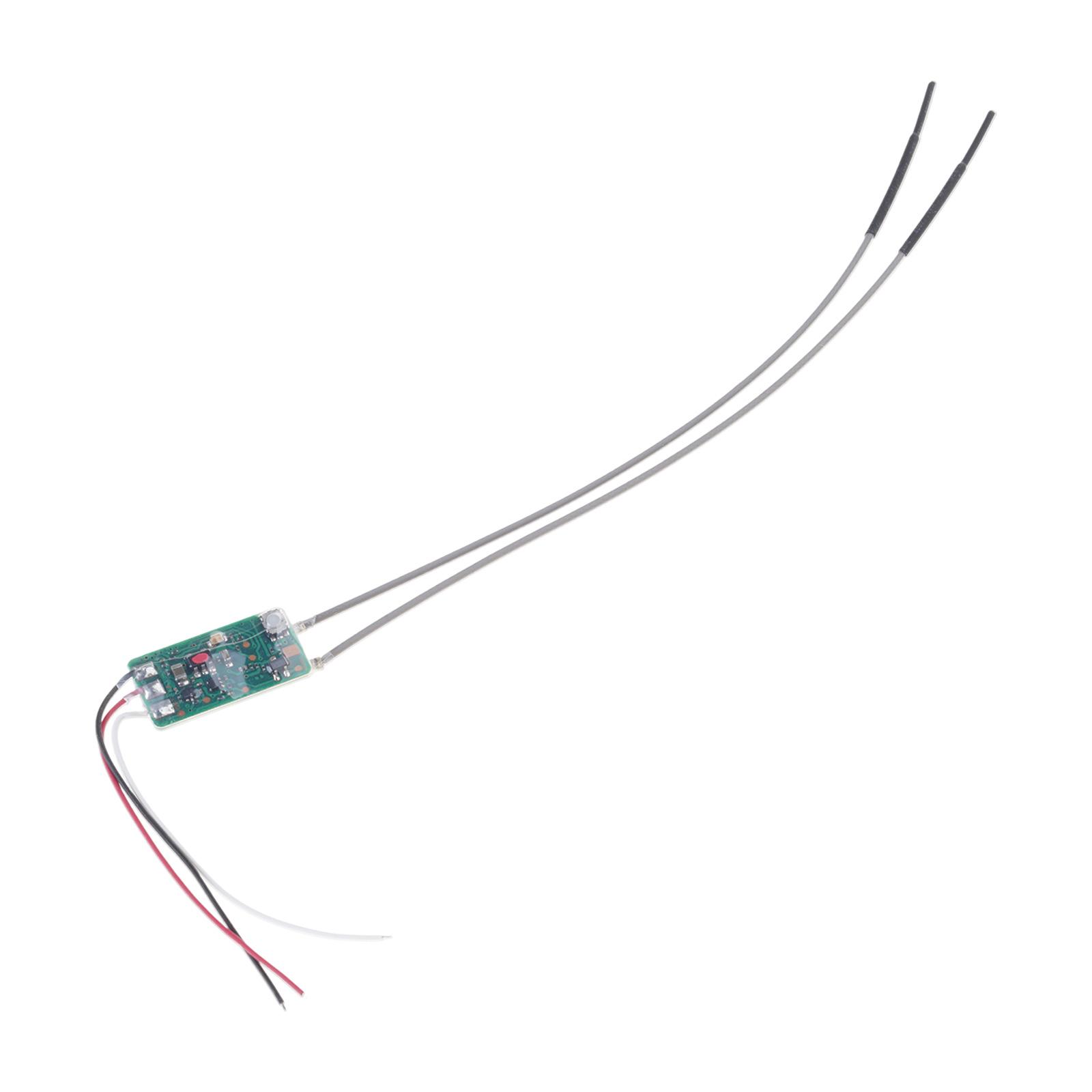 

Small Receiver 2.4GHZ Plastic & Metal Receiver Supporting S-FHSS Lightweight 2.4GHZ Receiver for FUTABA R2000SBM
