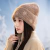 New Christmas Snowflake Wool Hat Korean Versatile Windproof Hat for Women Casual Warm Ear Protection Head Hat New