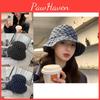 Denim Fit Comfort Fisherman Hat For Women Plaid Pattern And Material Breathable