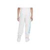 Nike Letter Logo Embroidered Casual Tapered Knit Sports Pants Kids Bottoms White DX5138-051