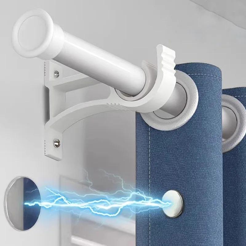 Curtain Magnetic Clips Wall Mounted Magnetic Buckle Shower Curtain Magnet Clips Detachable Window Screen Fixed Closure Fastener