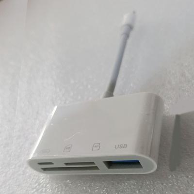 Portable 4 In 1 USB Camera SD TF Card Reader Adapter For iPhone iPad IOS 12