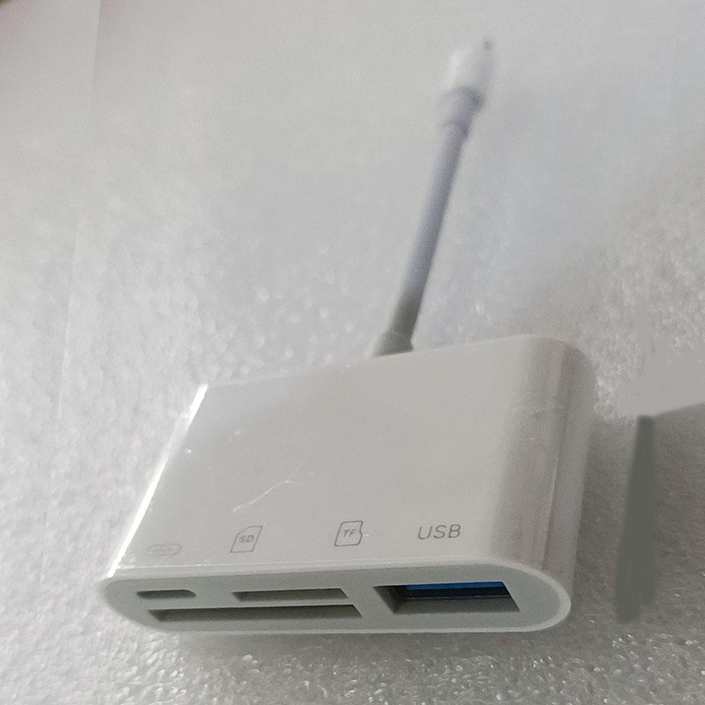 Portable 4 in 1 USB Camera SD TF Card Reader Adapter For iPhone iPad IOS 12