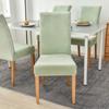 Velvet Plush Stretch Stol Slipcover Elastisk Spandex Stoltrekk for spisestue Kjøkken Bryllupsbankett Hotel housese de chaise