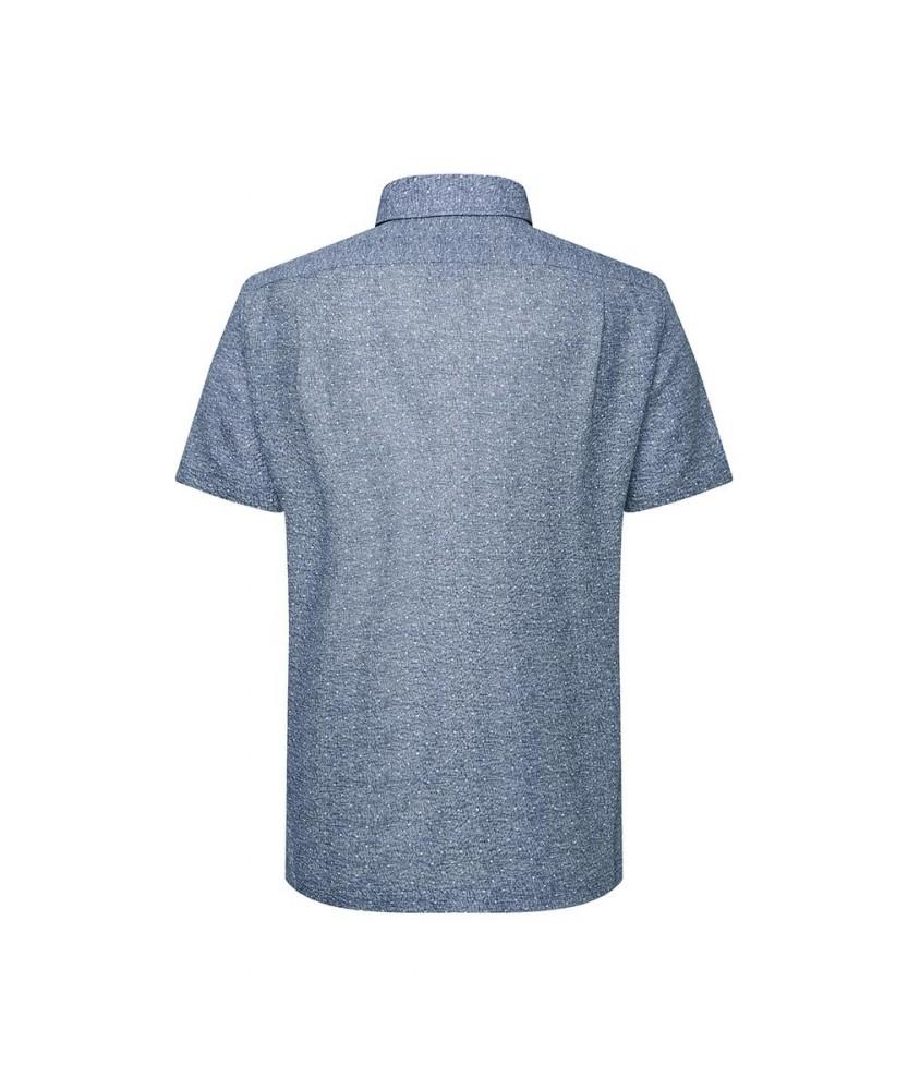 Dagseusyeocheu No-Care Seersucker Dot All-Over Print Shirt_Dms3Shcs103N1