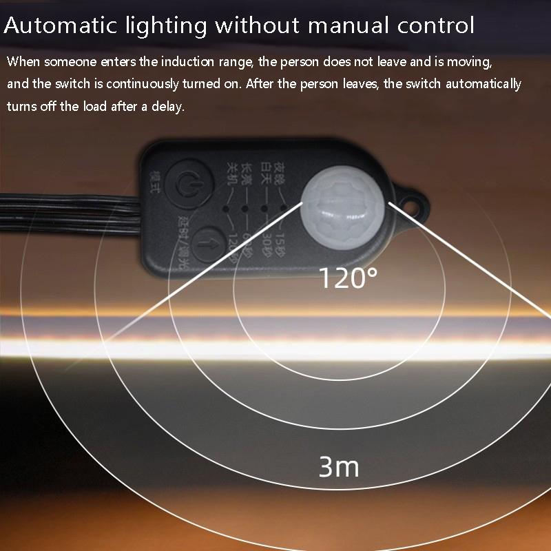 DC 5V-24V USB DC Tělo Infračervený PIR Pohybový Senzor Spínač Detektor Pohybu Člověka Spínač Pro LED Světelný Pás 6V-24V
