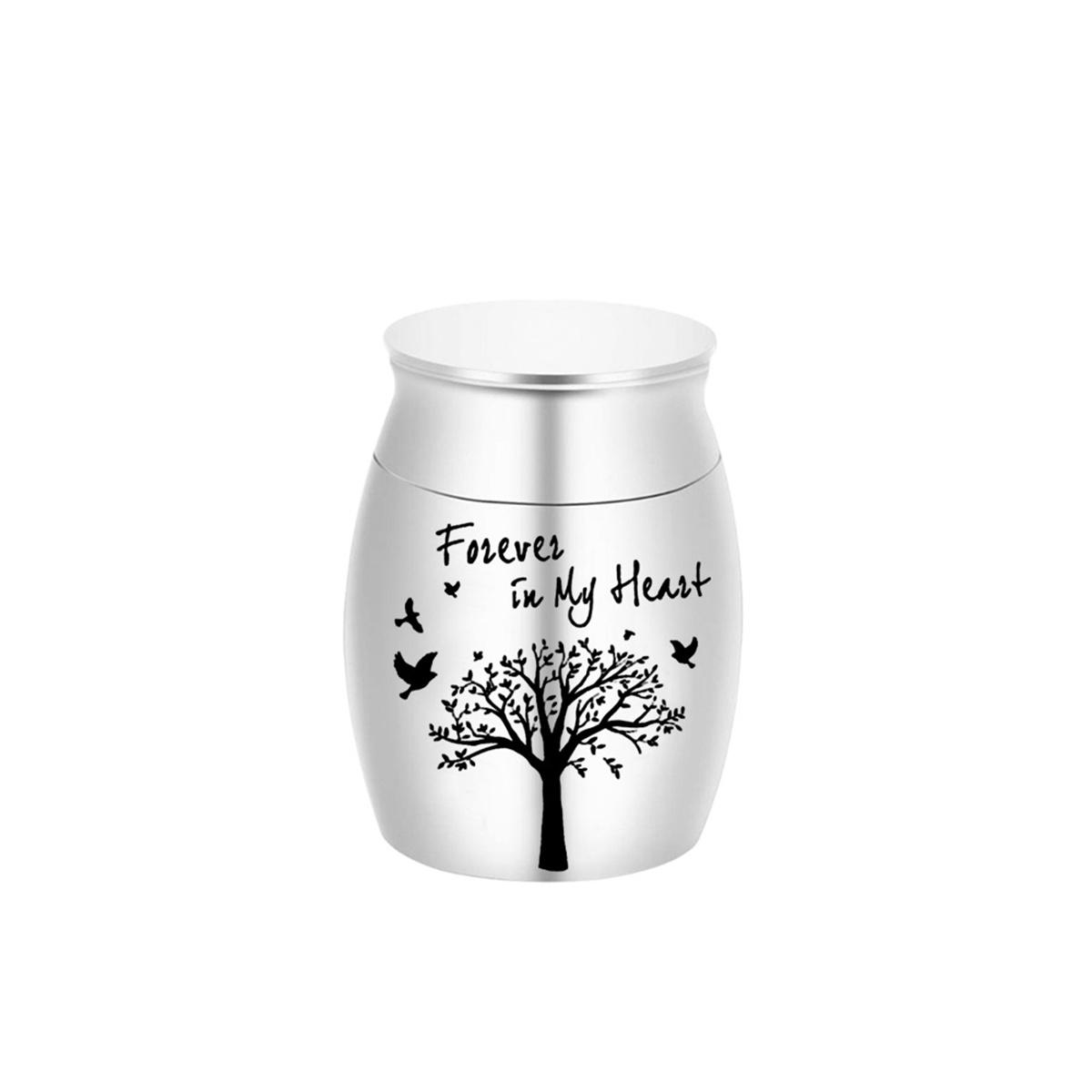 Горячая распродажа урна для праха домашних животных, металлическая урна  Древо жизни  [Я буду с тобой навсегда]