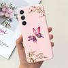 Soft Silicone Cases For Samsung Galaxy A54 5G A53 5G Case Samsung A23 4G 5G A12 A125F Bumper Shell Black Cat Stylish Coques Etui