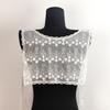 Embroidery Flower Lace Neck Guard Scarf Translucence Protect Neck Scarf Fake Collar Shawl  Holiday