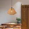 1PC Macrame Pendant Boho Chic Handmade Hotel Room Lighting Fixture Bohemian Homestay 30x30x19.5cm