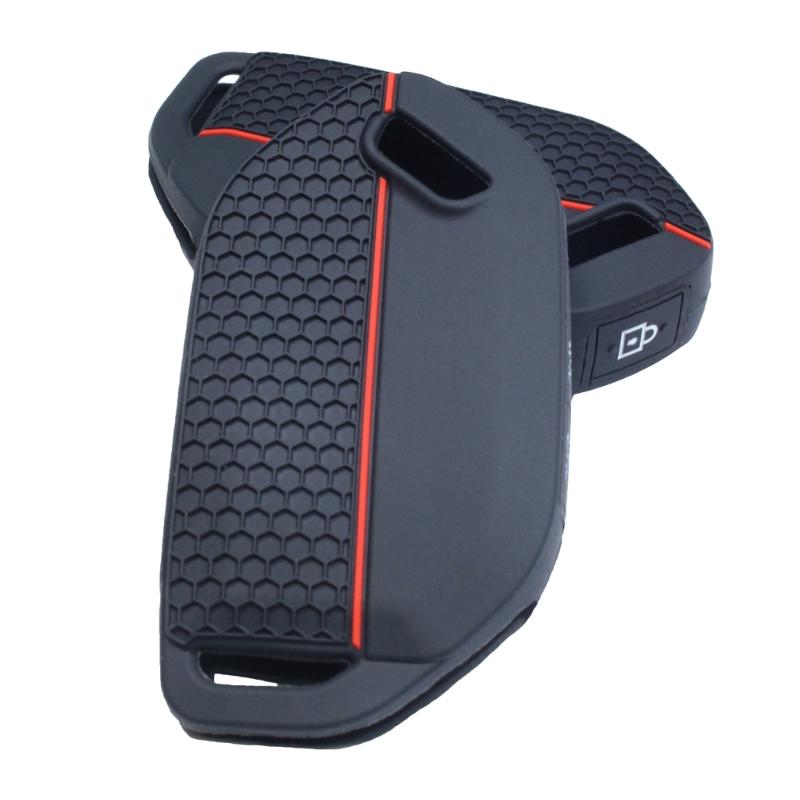 Scratchproof Key Case Key Protector Cover Waterproof Remote Key Protective Shell Honeycomb Texture Case
