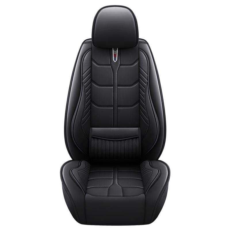 

Новый роскошный 1 шт. полный набор чехлов для автомобильных сидений, универсальная подушка для сиденья из искусственной кожи, нескользящий защитный коврик, роскошный чехол для автомобильного сиденья(Только чехол на сиденье) One Seat чёрный