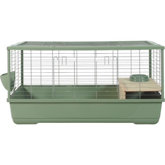 ZOLUX Cage grillagée lapin et rongeur Néolife - 101.5 x 54 x 51 cm - Néolife - Vert