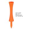 100Pcs/Set Plastic Golf Tees Wear-resisting Stable Creative 70mm Orange Plastic Golf Tees Sporting Devices for Home