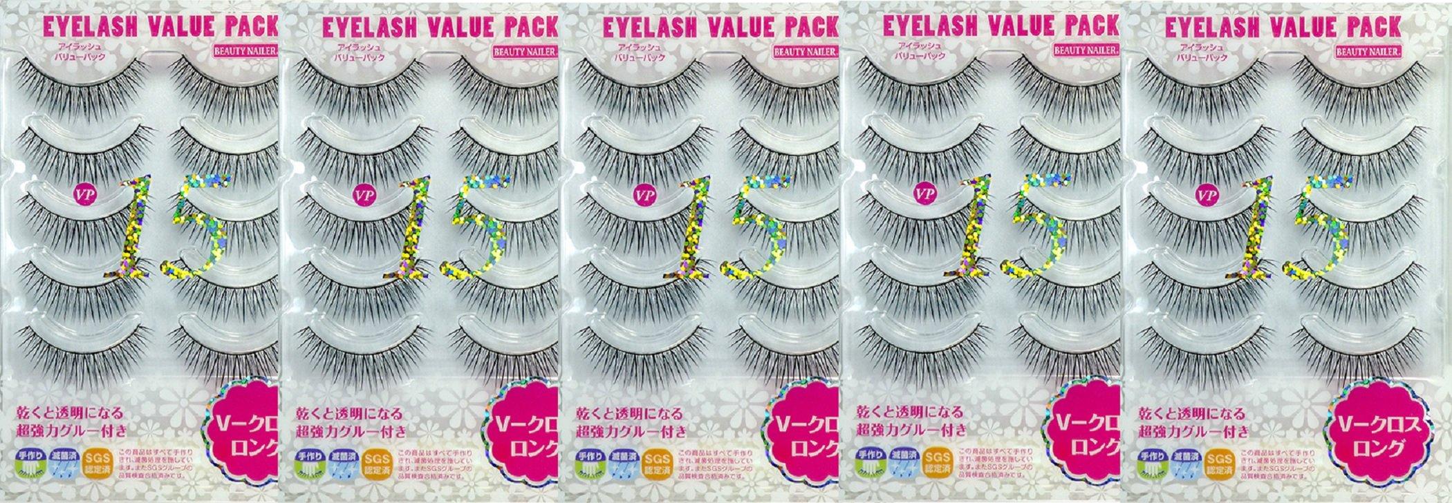 

Beauty Nailer Eyelash Value Pack, набор из 5 штук (V-образный крест длинный) ВП-15х5