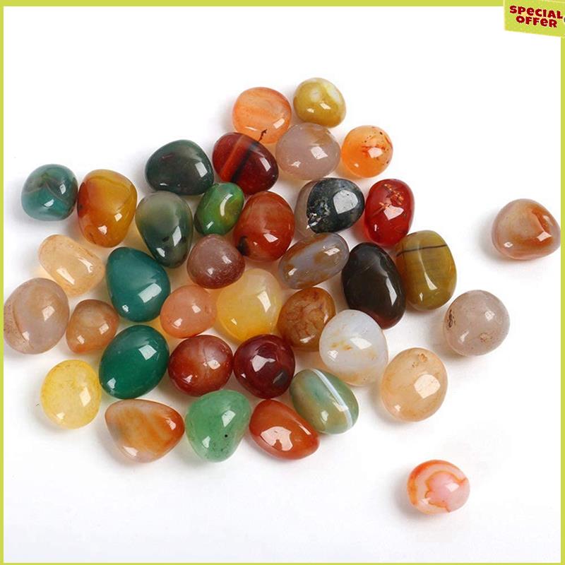 

A34R Natural Decorative Colorful Agate Stones For Landscape Decor Rocks DIY Handmade, Decoratisve Fish Tanks, Vase Fillers Multi разноцветный