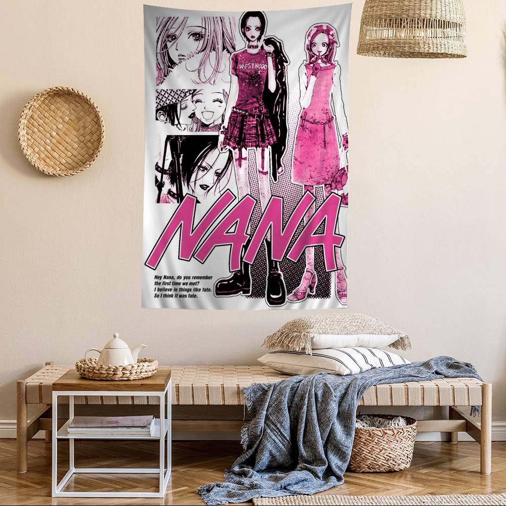 Nana Anime Hippie Wall Hanging Tapestries Bohemian Wall Tapestries Mandala INS Home Decor