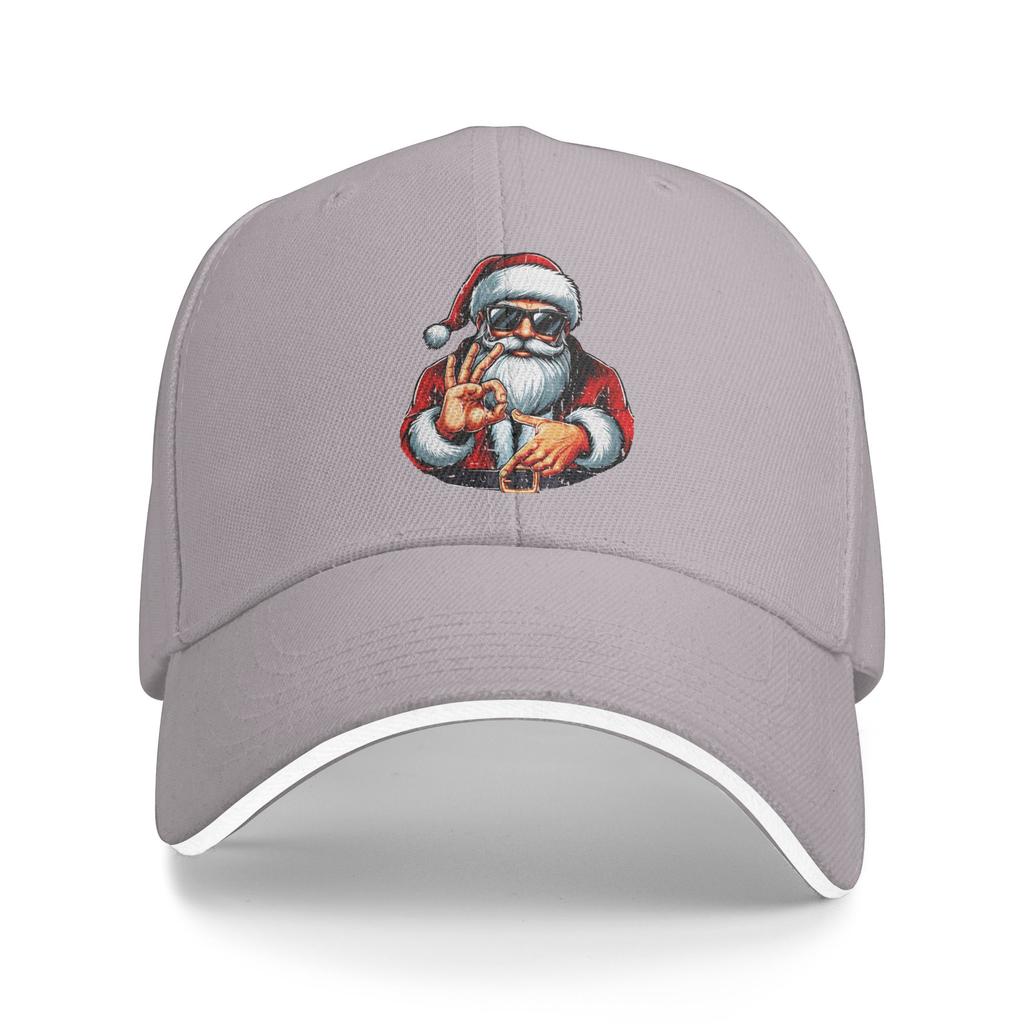 Spring Funny Six Seven 6 7 Meme Santa Christmas Baseball Cap Running Hippie Vintage Print Sun Trucker Hat Men Baseball Caps