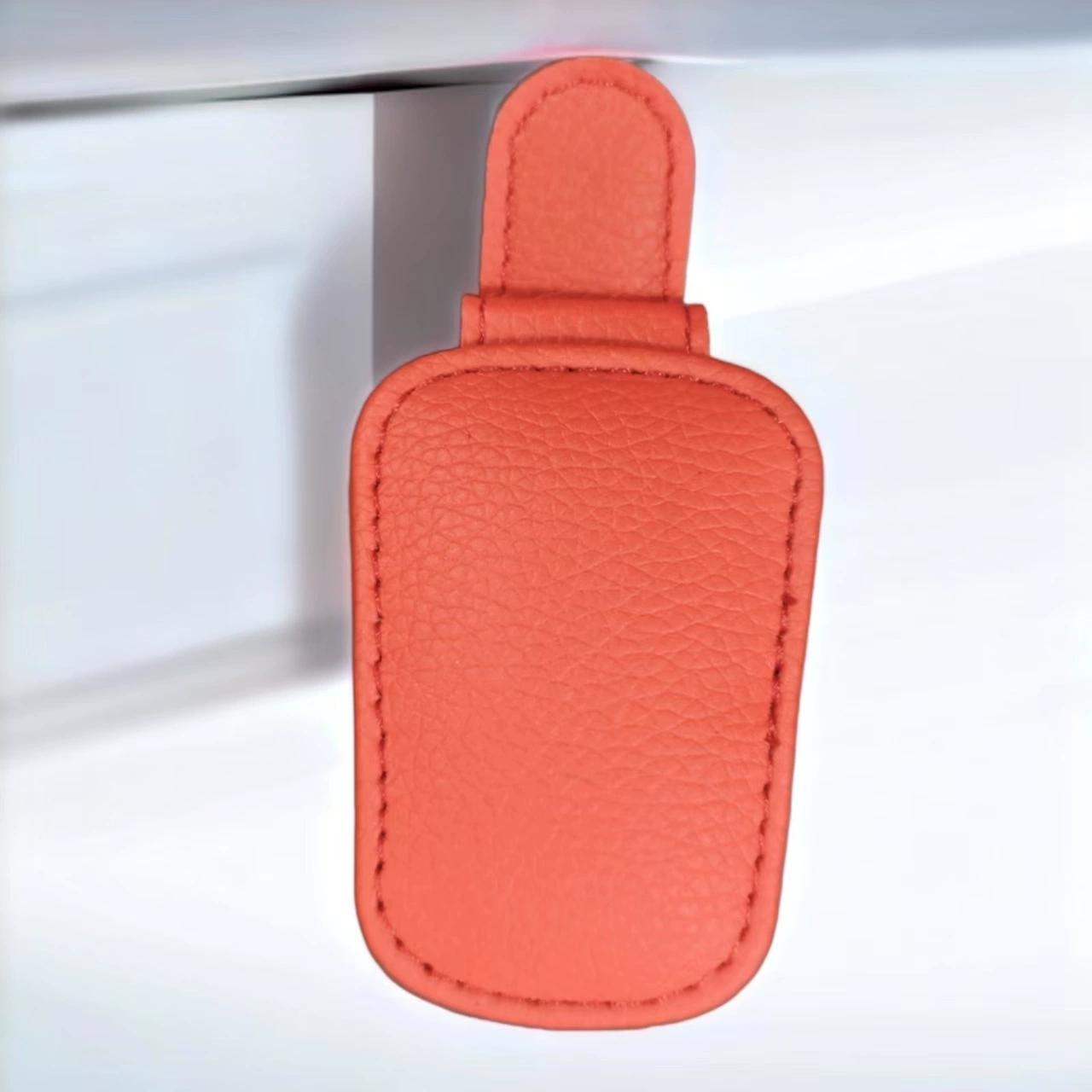 

2Pack Sunglasses Holder Is Suitable for Car Sun shades Magnetic Leather Sunglasses Clip and Ticket Clip Car Sunshade Accessories