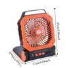 Long-lasting Battery Life Led Lantern Infinite Loop Outdoor Tent Fans Solar Panel Fan  Tent Use