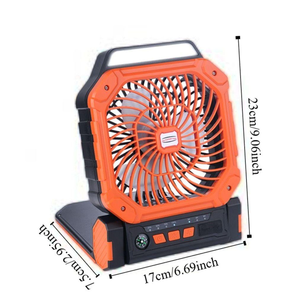 Long-lasting Battery Life Led Lantern Infinite Loop Outdoor Tent Fans Solar Panel Fan Tent Use