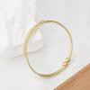 Stone Bracelet for Women Ins Advanced Geometric Open Bracelet Hand Ornaments European and American Jewelry