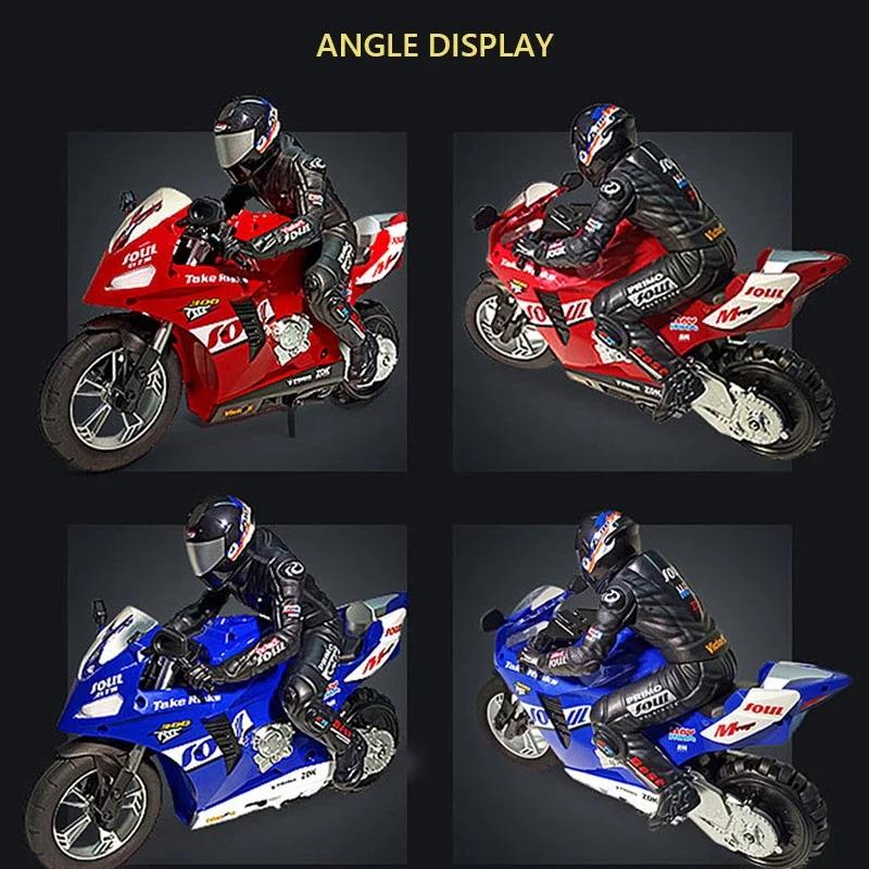 RC Stunt Motorcycle Car 1/6 High Speed Motorbike Model 2.4G Radio Control Car Remote Controlled Toy Drift Cars Toys For Boys Kid