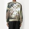 Off-White Camo Stencil Crewneck Green Men Tops OMBA025E20FLE0086001