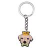 New Arrival Adorable Pet Dogs PVC Soft Keychains Bag Hanging Pendant Car Keyrings Animals Key Chains Accessories Wholesale Gift