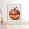 Large Orange Disco Pumpkin Prints and Posters, Retro Halloween Wall Arts, Fall Canvas Decoration, Wall Decor, No Frame