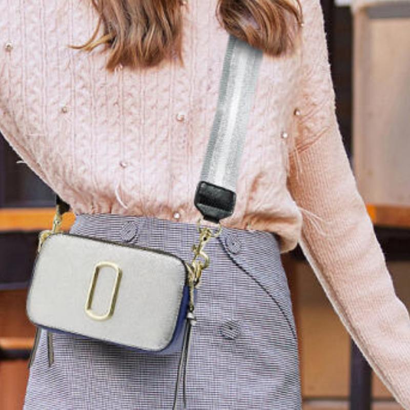 Borse a Spalla di Tendenza Borse da Donna alla Moda Nuove Borse Quadrate Piccole con Doppia Cerniera Retro Tempo Libero Versatile Borsa a Tracolla da Celebrità Web