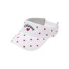 Klobouk Sun Visor Golf C24191208 [Callaway] Dámský (Vzor srdce / Nastavitelná velikost) / / 1030_White