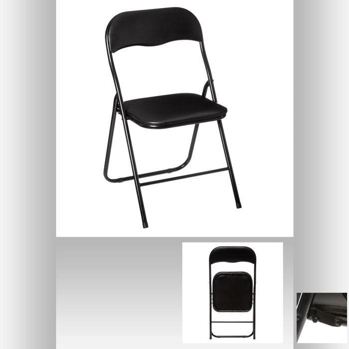5five - Chaise Pliante Noir