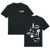 Starships Mass Effect T Shirts Mass Effect N7 Graphic Print Tees Gaming Merch Pure Cotton Top Unisex High Quality Soft Clothing