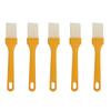 5 ks PET Silikonový Cukrářský Štětec Žlutý Štětec na Vaření Nový Potravinářský Štětec Vaření Pečení Grilování