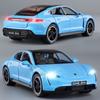 1:32 Taycan Targa 4S Alloy Sports Car Model Toy Diecast Metal Sound Light Pull Back Miniature Vehicles Boy Christmas Gifts