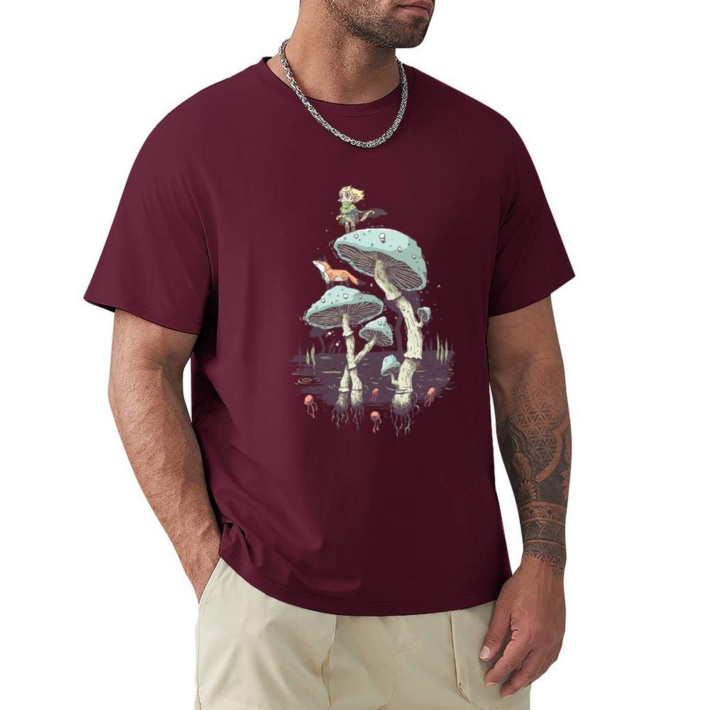 Elven Ranger T-Shirt Aesthetic Clothing Summer Tops Men T Shirts