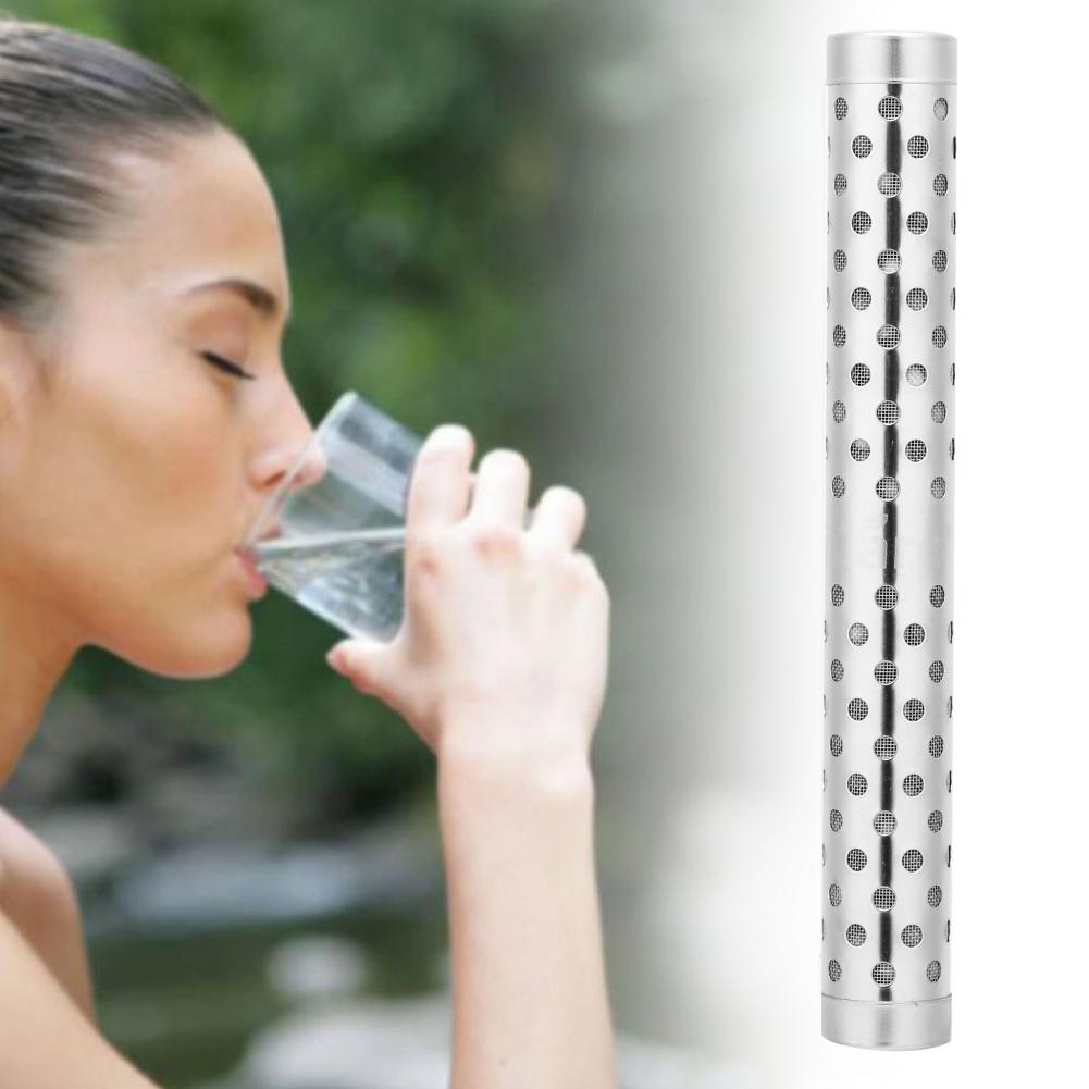 Hydrogen Alkaline Water Stick PH Alkalizer Ionizer Mineral Purifier Filter Flat Head