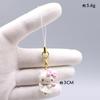 Vintage Pink Heart Lock Hello Kitty Pendant Accessories Cute And Charming Japanese Charm Shell Angel Wings Devil Hello Kitty Keychain Gifts