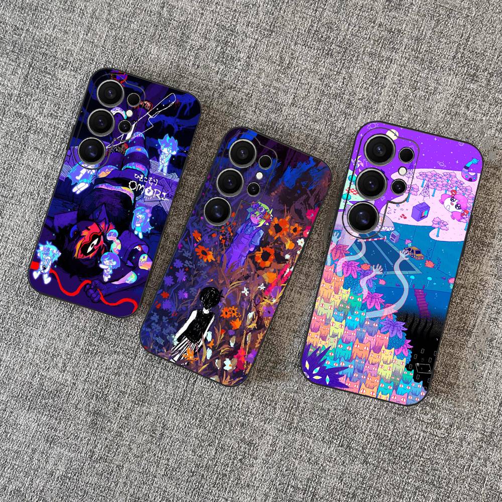 O-Omori Game Phone Case For Samsung S 24 Fe 25 Ultra Plus 20 Lite 21 30 22 23 24 22 Ultra 5G Fundas