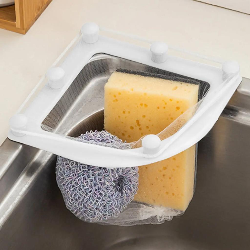 1pc Kitchen Sink Filter  Basket Garbage Filter Shelf Strainer Leftover Sink Hanging Rack Multifunctional Drainage Basket