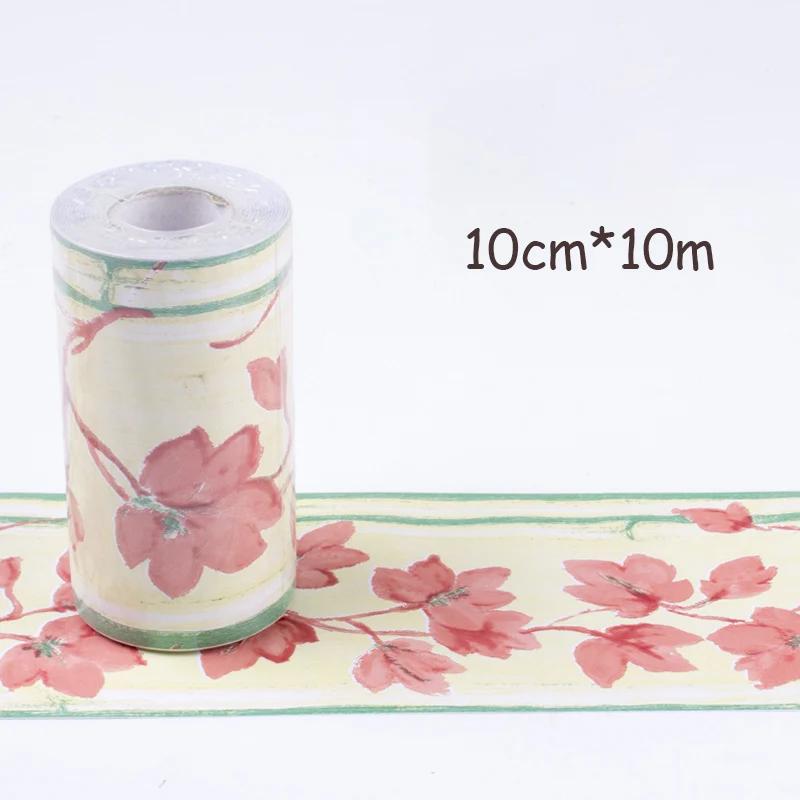 10M Self-Adhesive Wall Panels Border - Waterproof Decorative Film for Kids Room/Bathroom Tiles & Kitchen