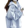 Women's Oversized Hooded Sweatshirt - New 2024 Spring/Autumn Loose Fit Cardigan