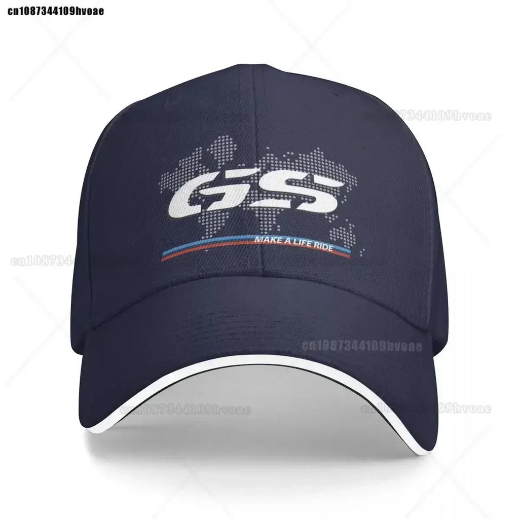 Motorcycle GS World Map Racing Baseball Cap Outfits Motocross Hat Motor Cross Enduro Race Trucker Hats Adjustable Fit