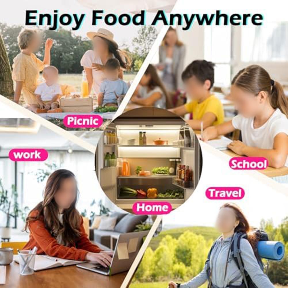Snack Containers Silicone 15x10x4cm Versatile Snack Containers: Space-Saving, For-Durable & Dishwasher Storage Kitchenware