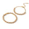 Stainless steel zircon bracelet for women, light luxury high-end titanium steel non-fading jewelry, hot-selling accessory