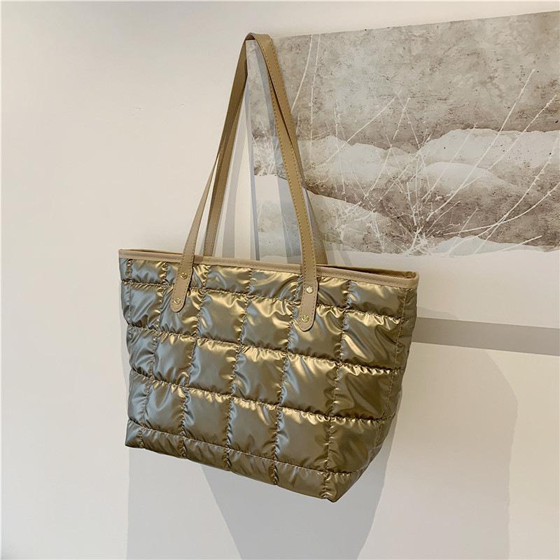 

Нишевая сумка женская сумка повседневная сумка-мессенджер сумка через плечо новая сумка-тоут модная сумочка трендовая сумка золотой